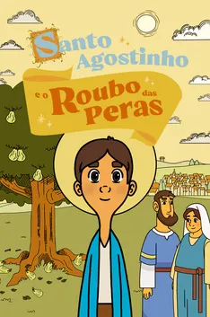 Cartaz de Santo Agostinho e o roubo das peras